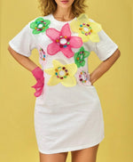 Load image into Gallery viewer, Petals | Tshirt Dress
