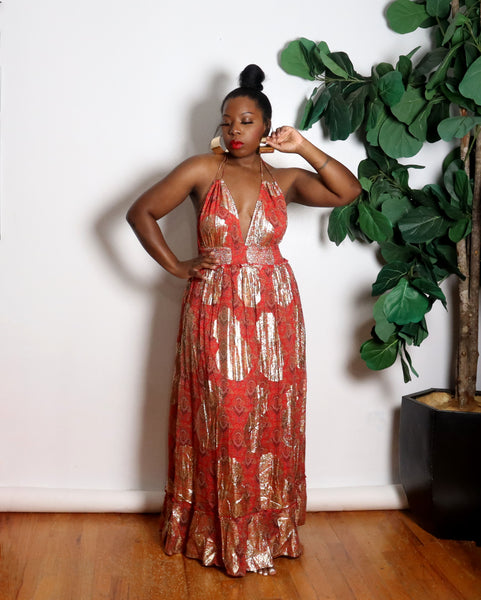 Touch Of Gold | Halter Maxi Touch Of Gold | Halter Maxi