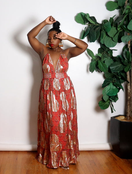 Touch Of Gold | Halter Maxi Touch Of Gold | Halter Maxi